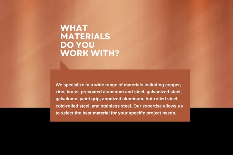 Our Material Expertise